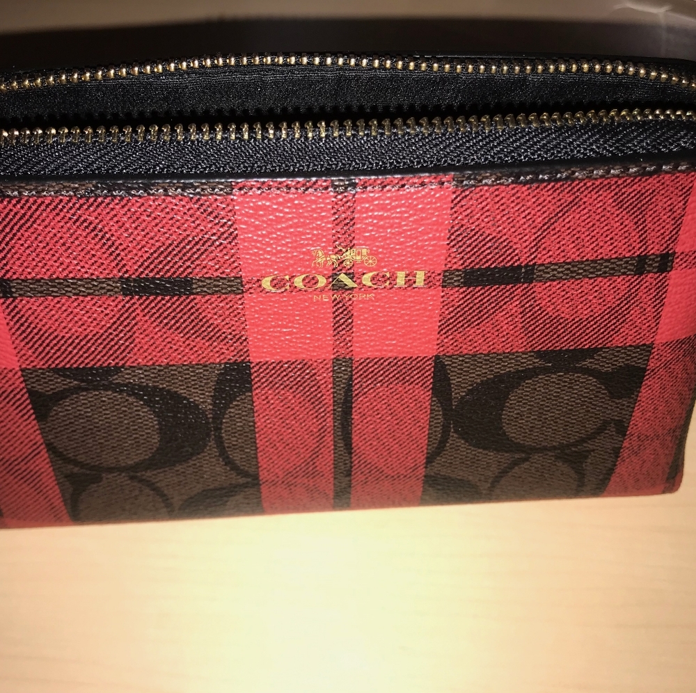 Coach makeup bag